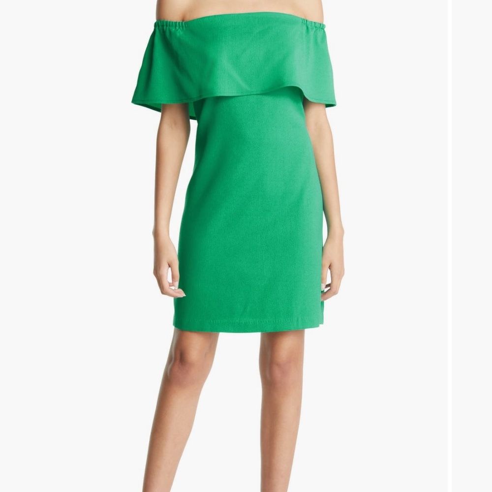 Charles Henry Off The Shoulder Dress